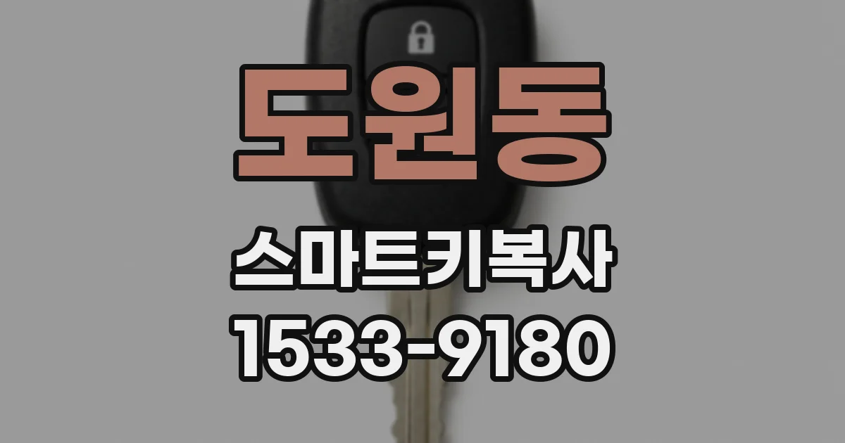 도원동 스마트키복사