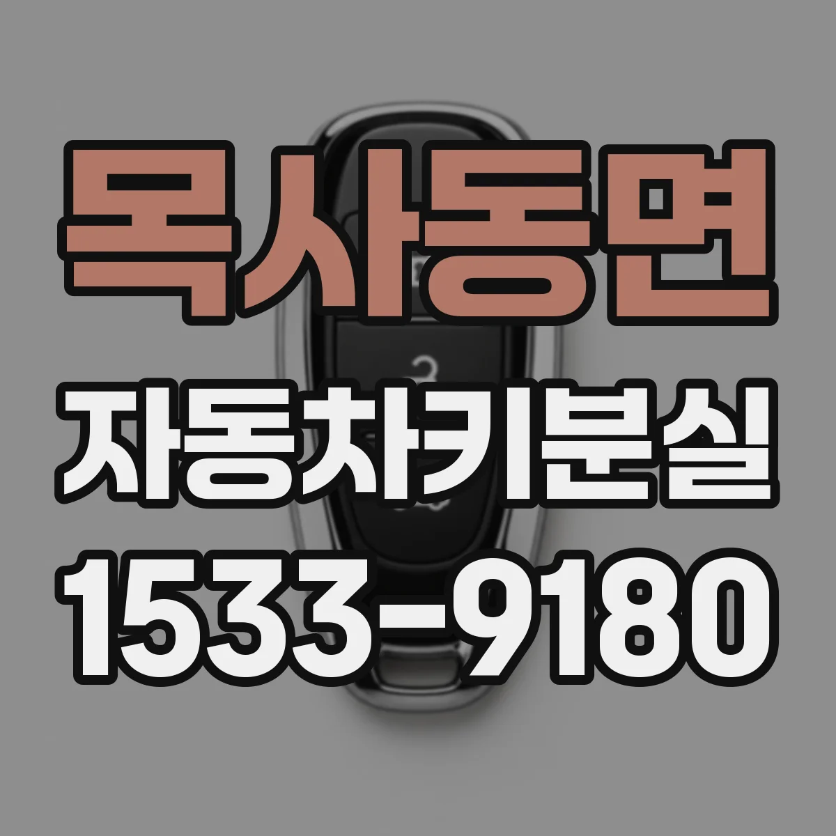 목사동면 자동차키분실