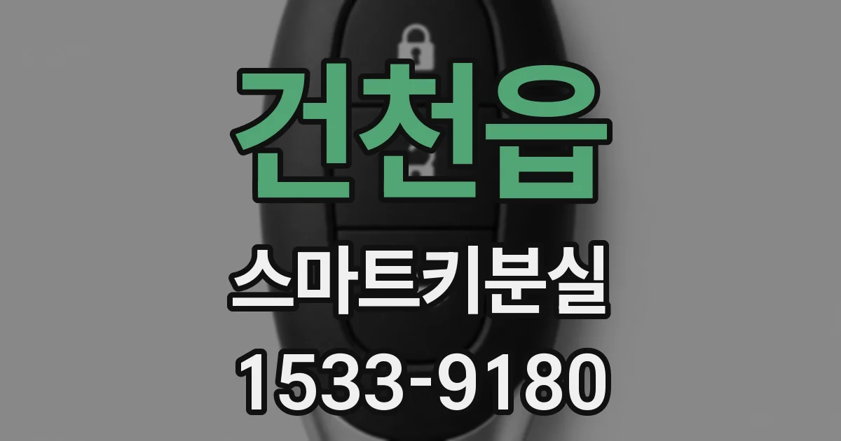 건천읍 스마트키분실