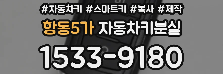 항동5가 자동차키분실