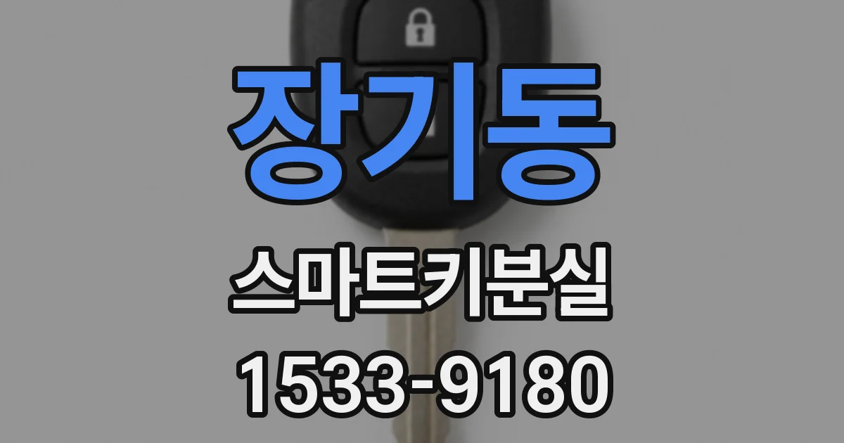 장기동 스마트키분실