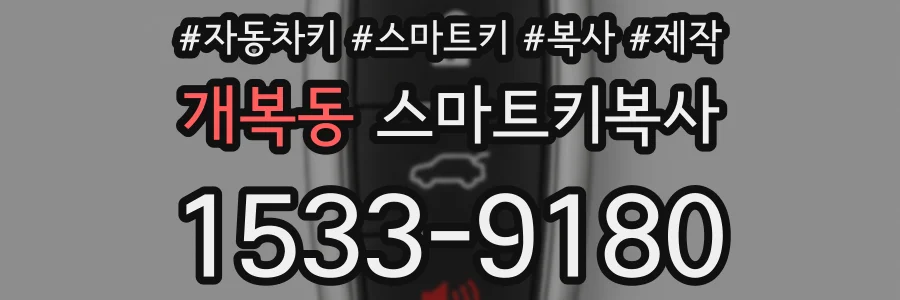 개복동 스마트키복사