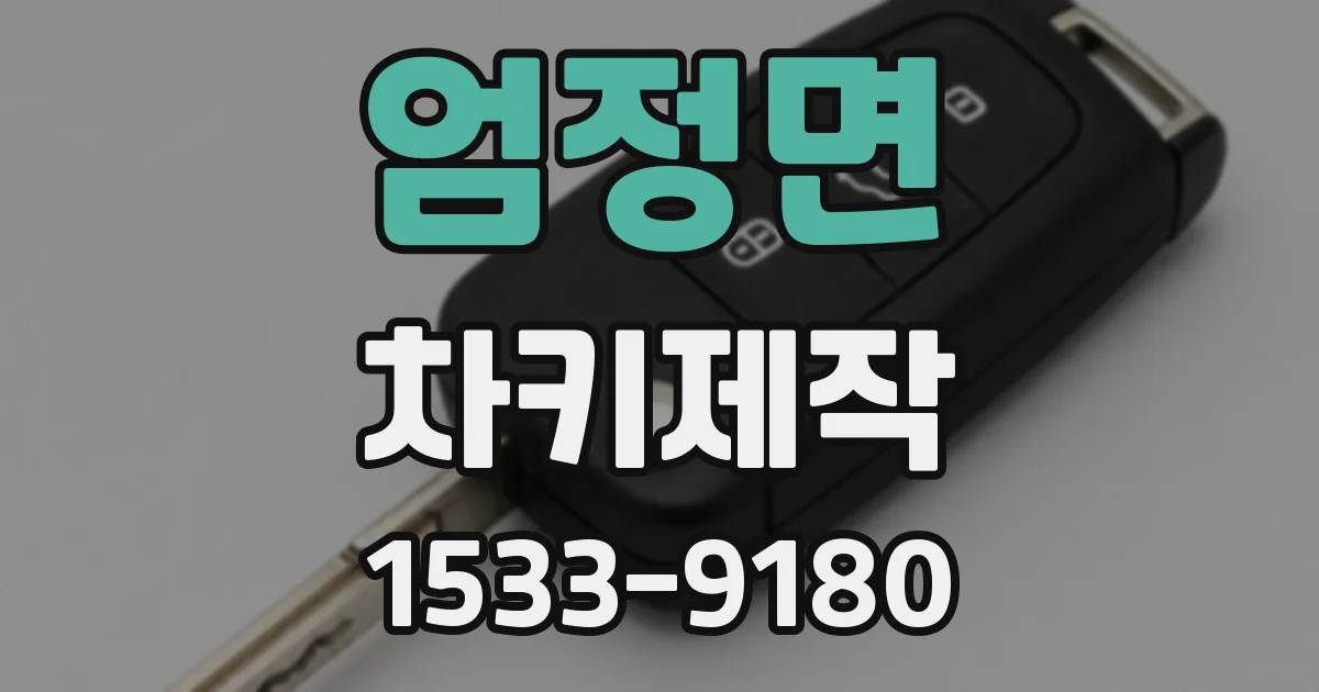 엄정면 차키제작