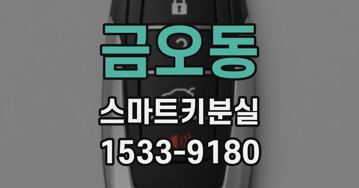 금오동 스마트키분실
