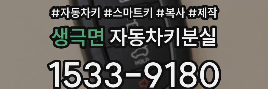 생극면 자동차키분실
