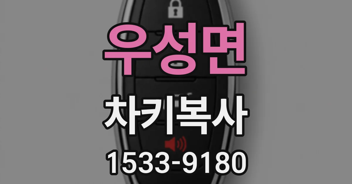 우성면 차키복사