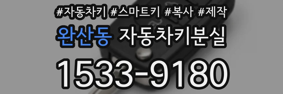 완산동 자동차키분실