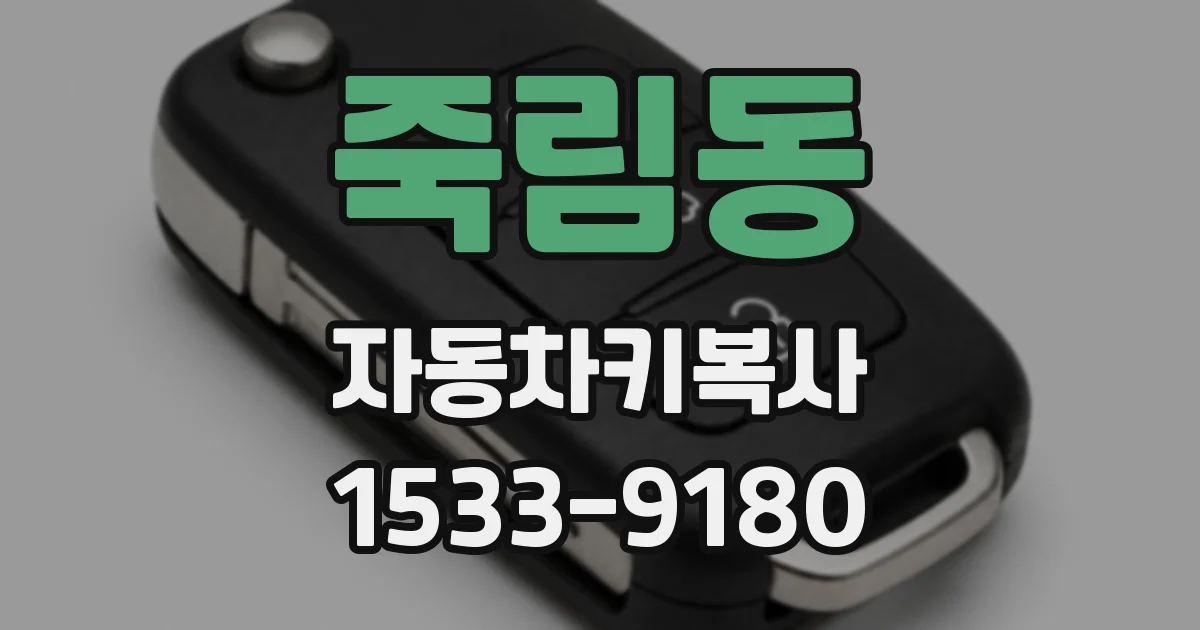죽림동 자동차키복사