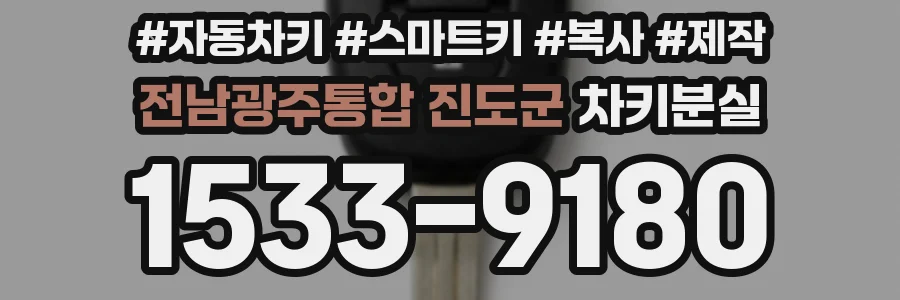 전남광주통합 진도군 차키분실