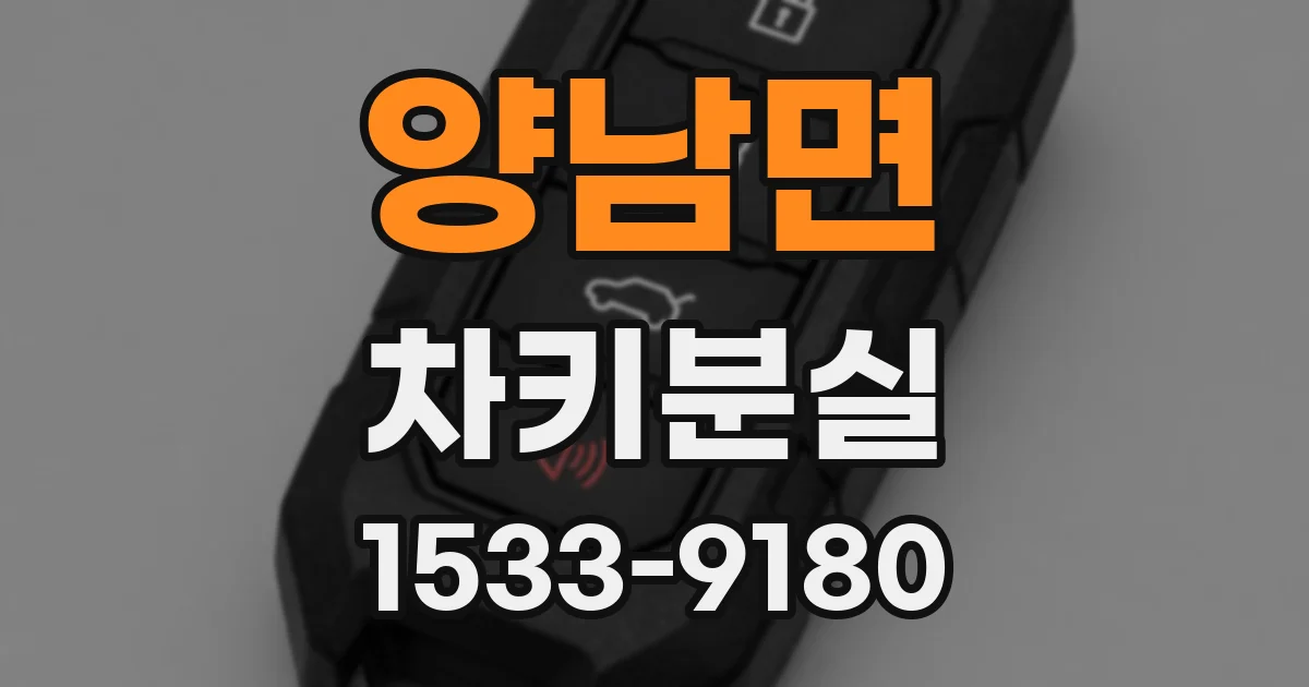 양남면 차키분실