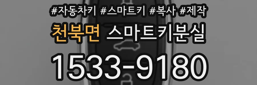 천북면 스마트키분실