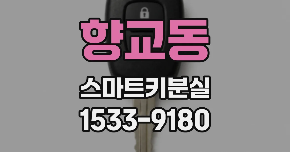 향교동 스마트키분실