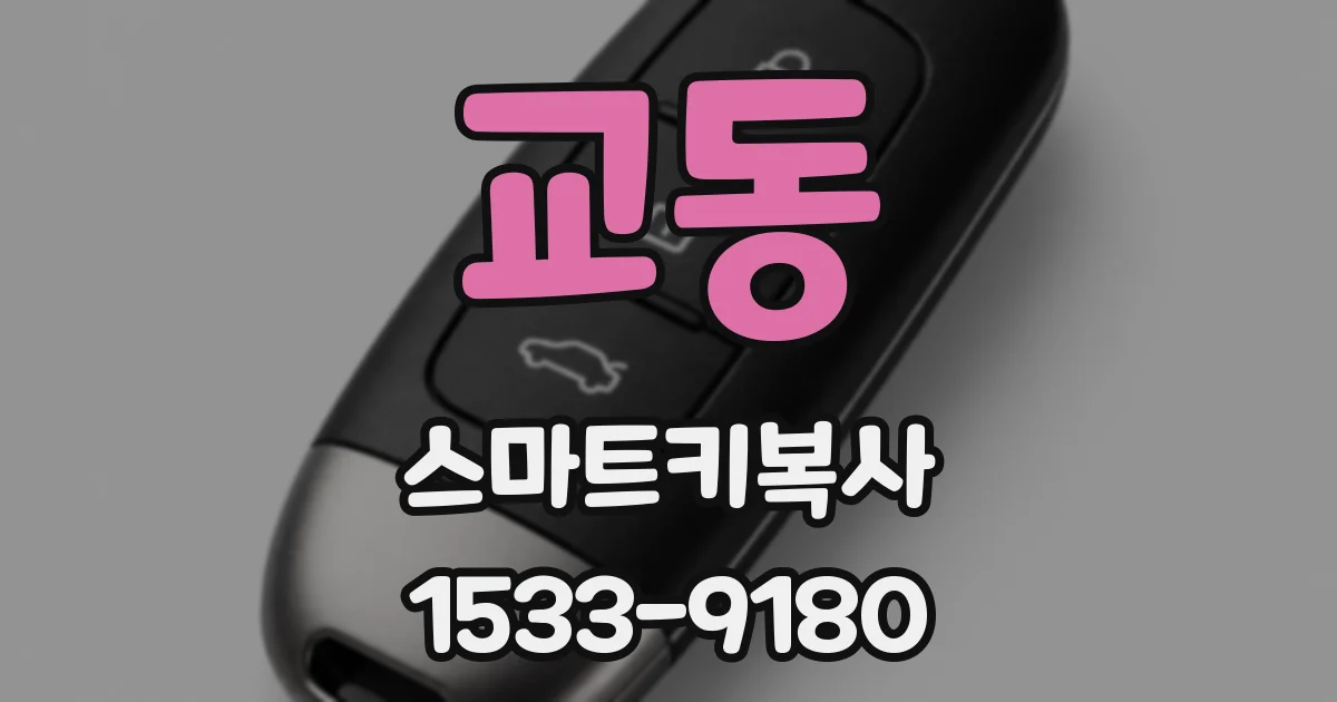 교동 스마트키복사