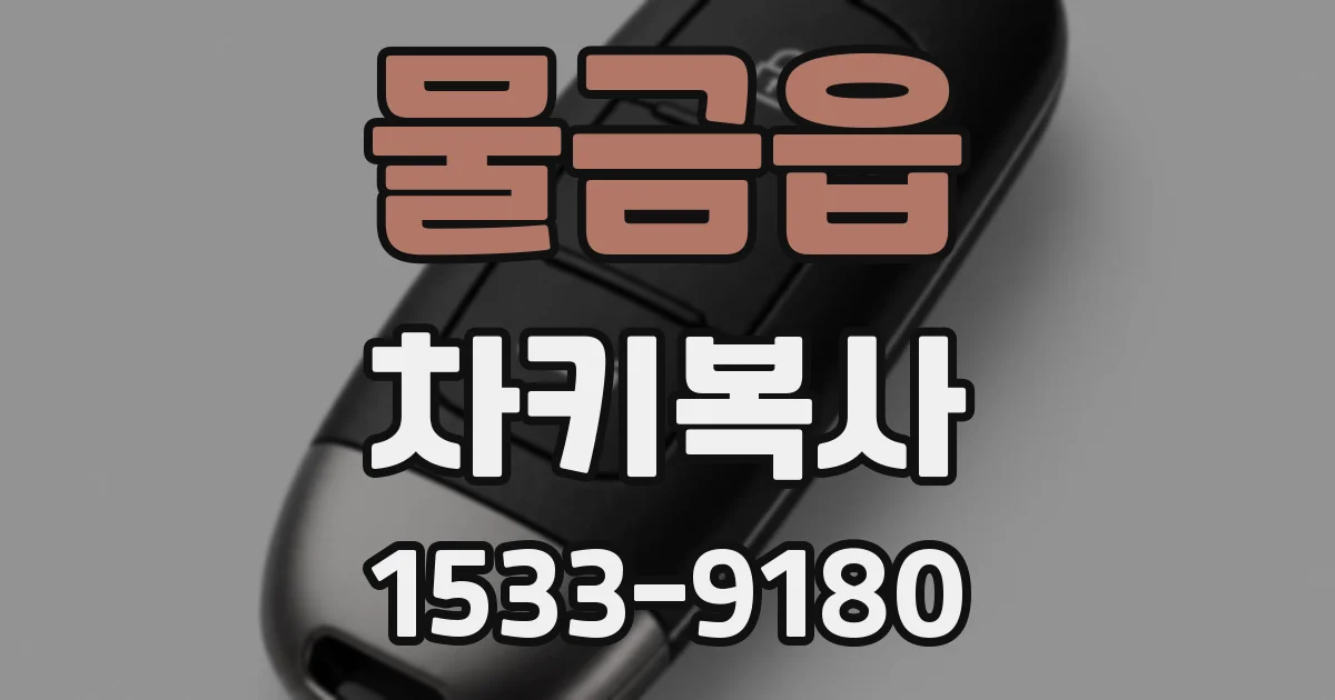 물금읍 차키복사