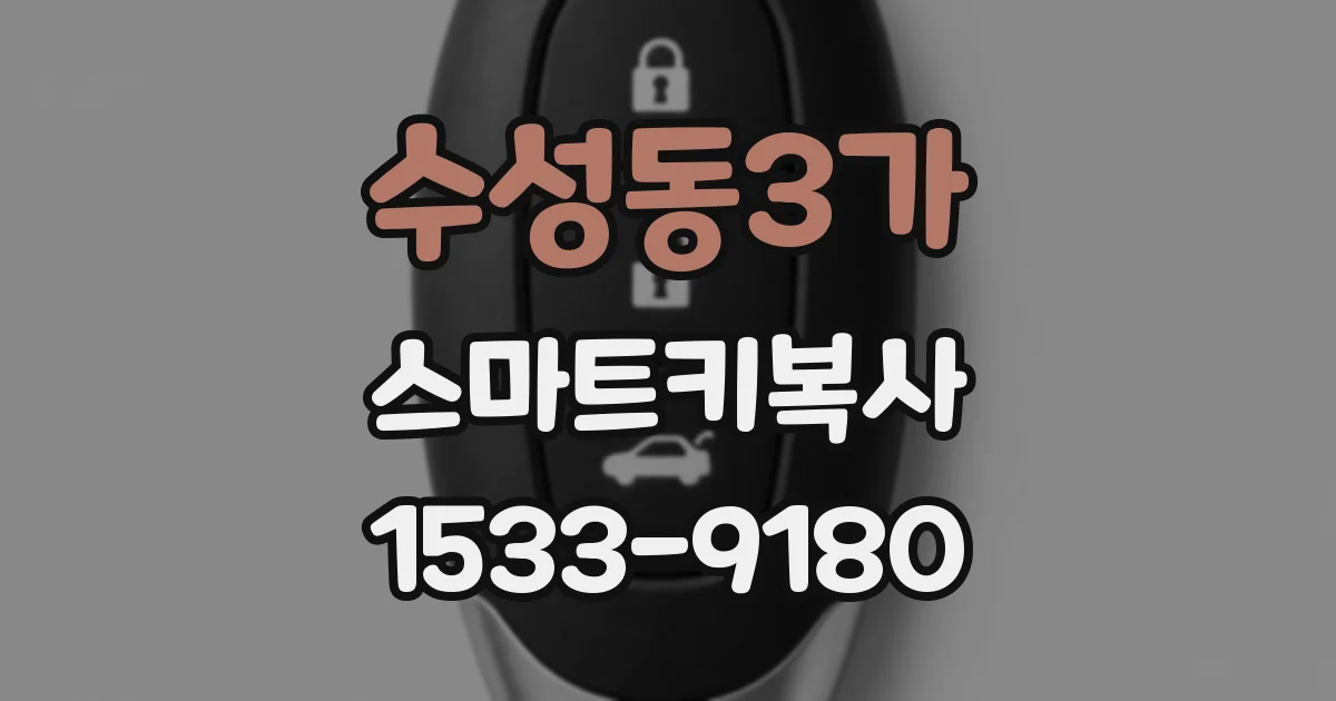 수성동3가 스마트키복사