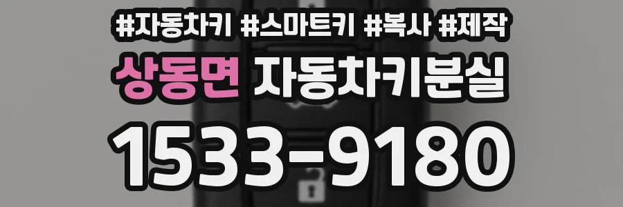 상동면 자동차키분실