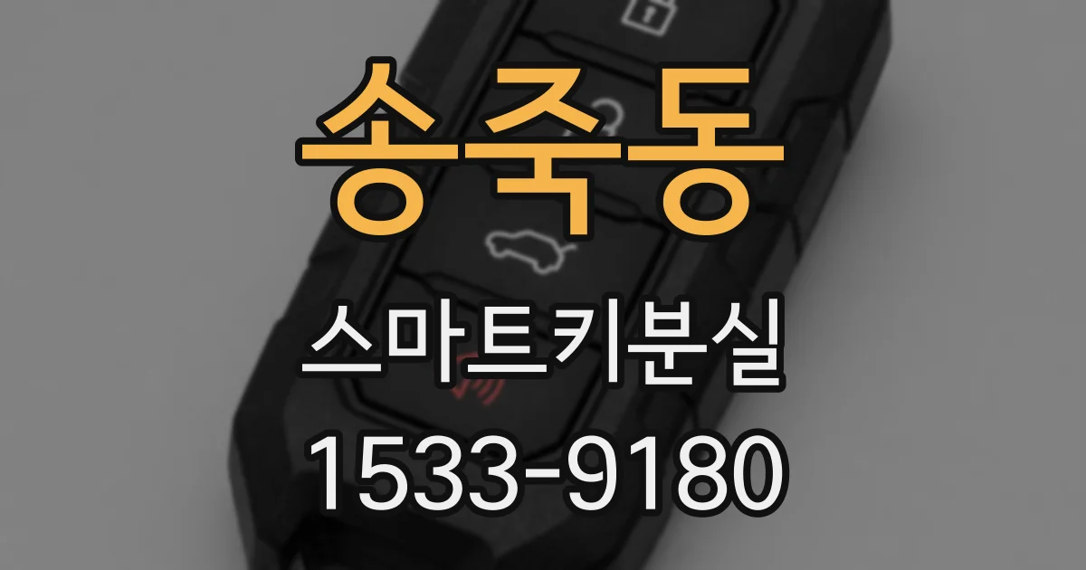 송죽동 스마트키분실