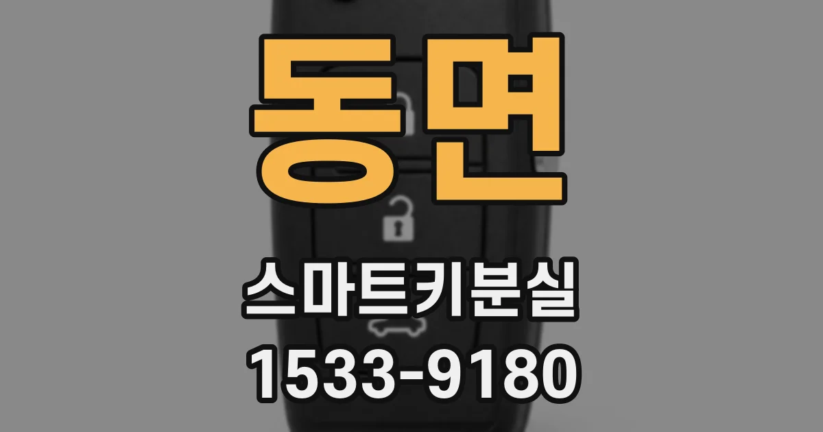 동면 스마트키분실