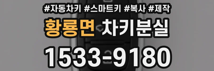 황룡면 차키분실