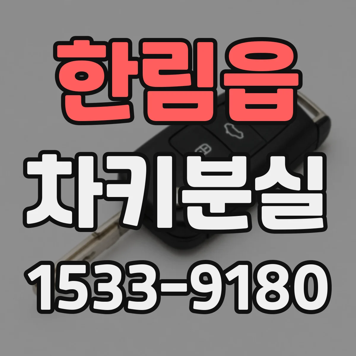 한림읍 차키분실