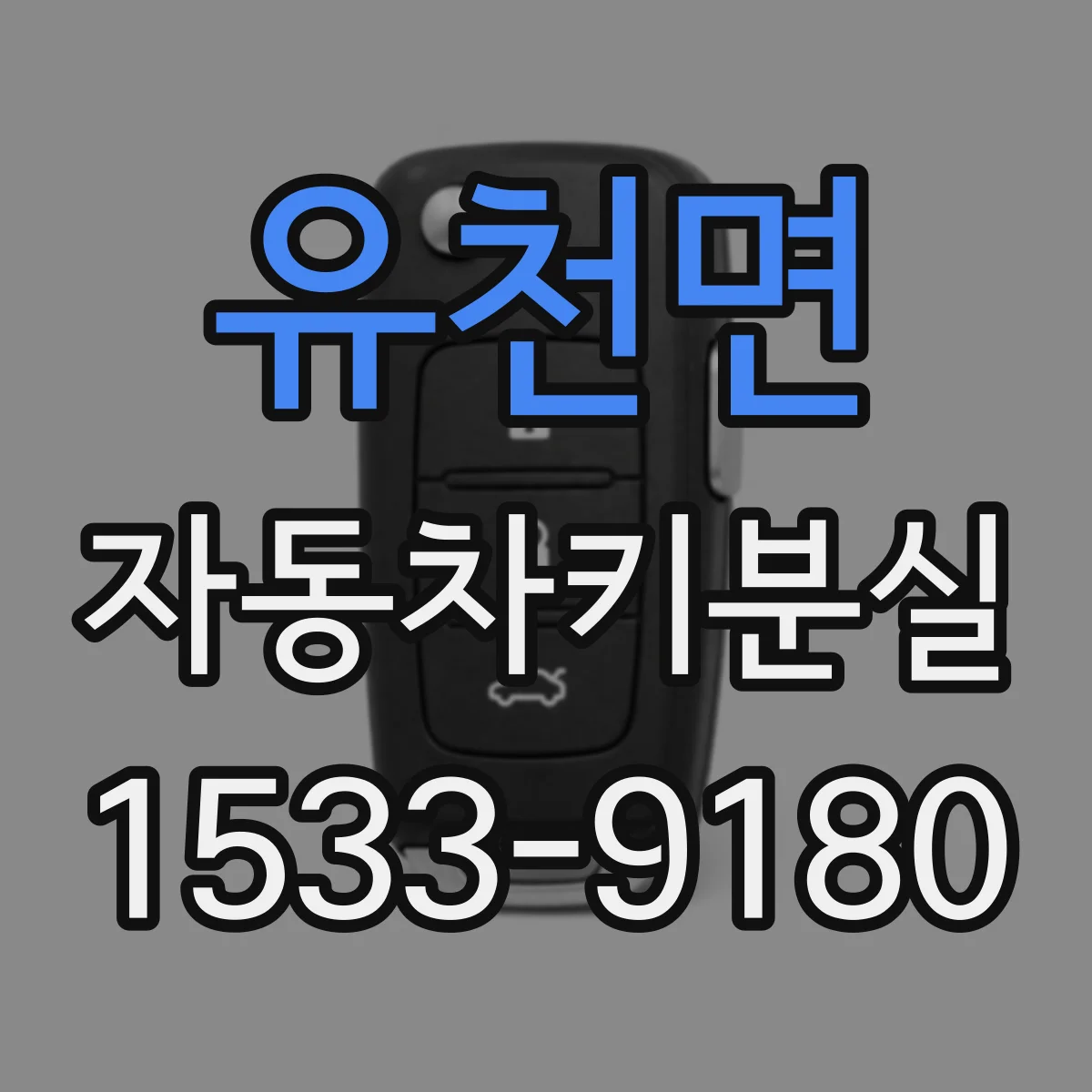 유천면 자동차키분실