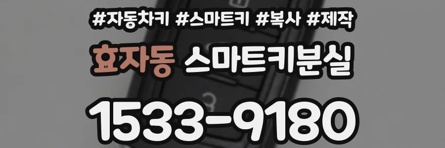 효자동 스마트키분실