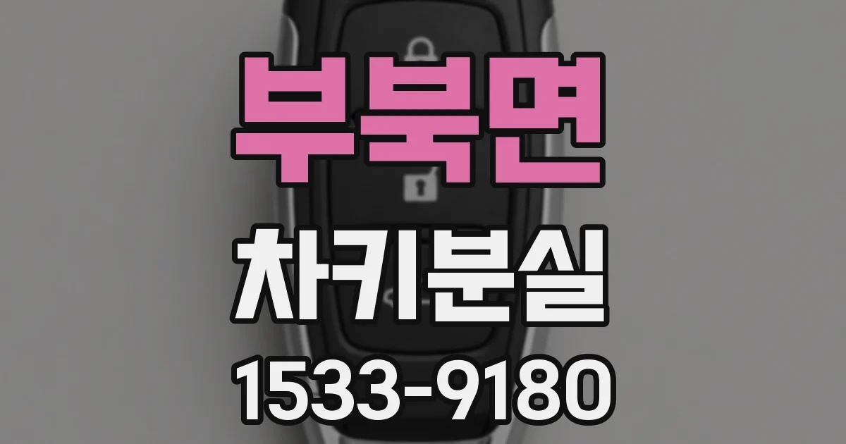 부북면 차키분실