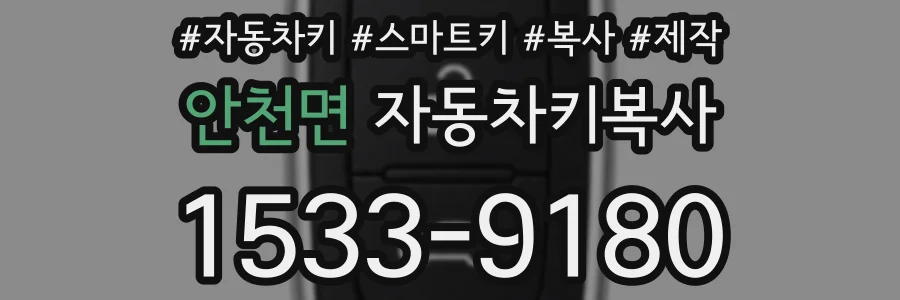 안천면 자동차키복사