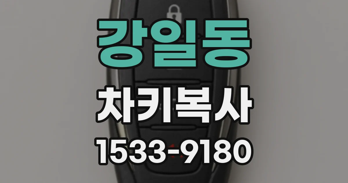 강일동 차키복사