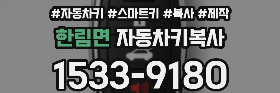 한림면 자동차키복사