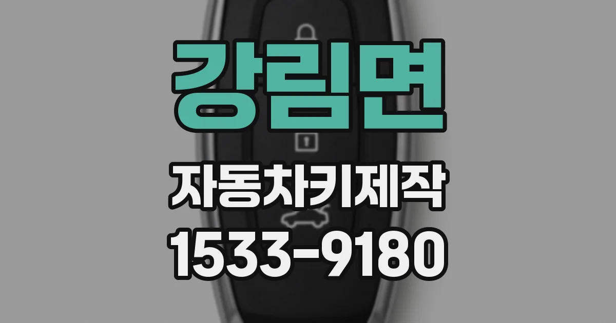 강림면 자동차키제작