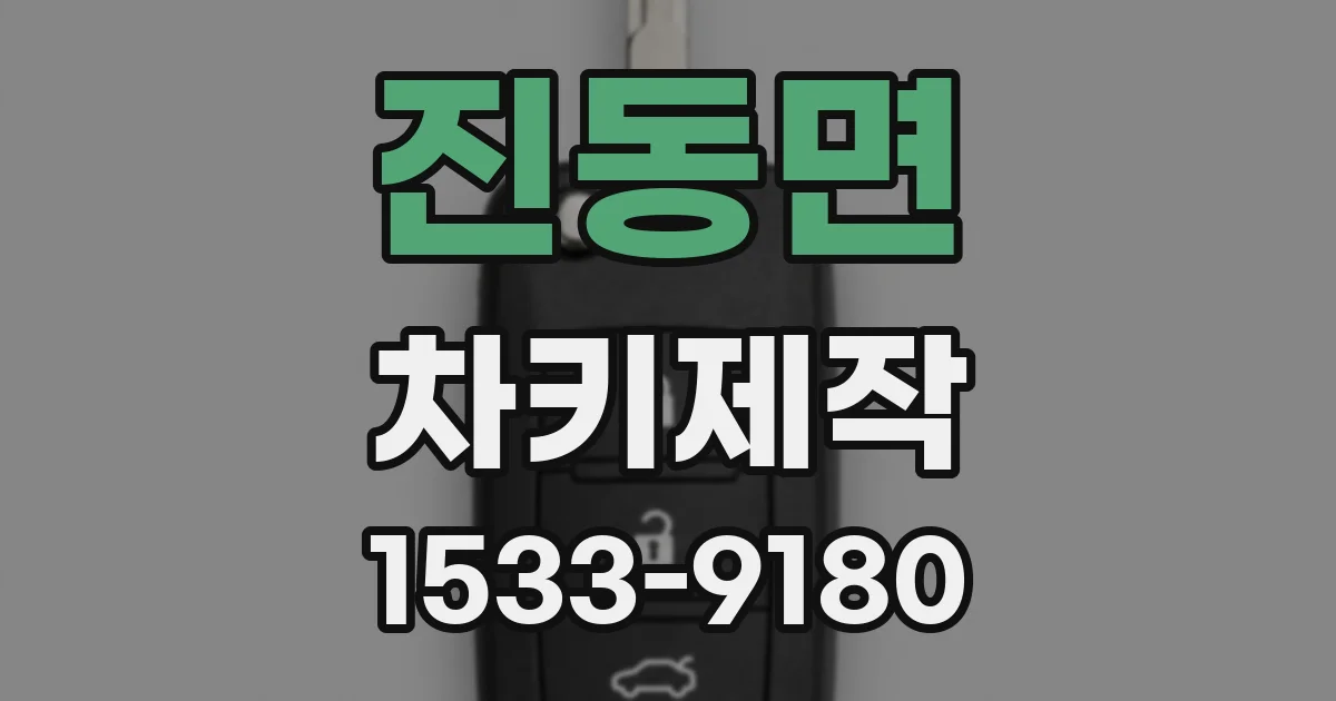 진동면 차키제작