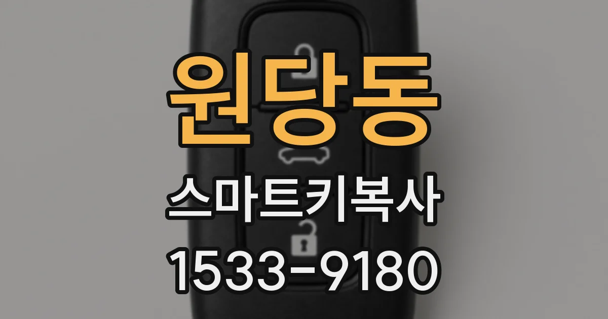 원당동 스마트키복사