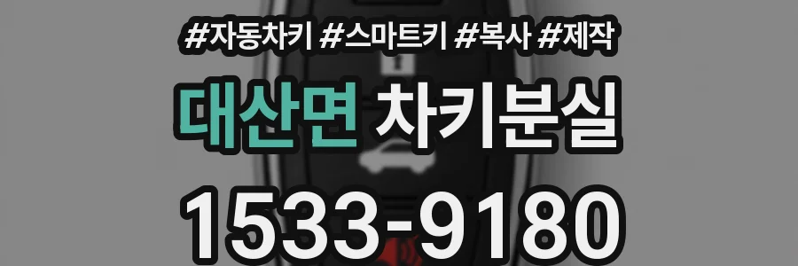 대산면 차키분실