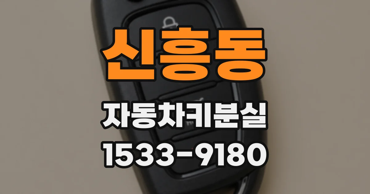 신흥동 자동차키분실