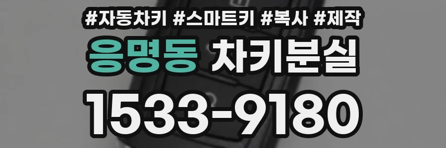 응명동 차키분실