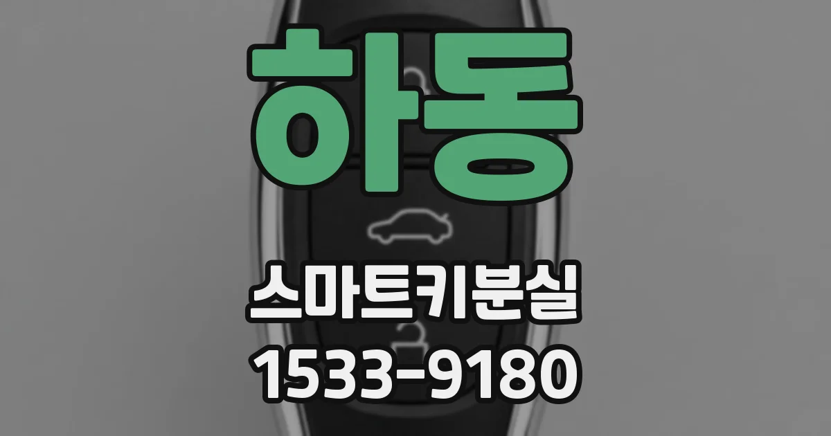 하동 스마트키분실