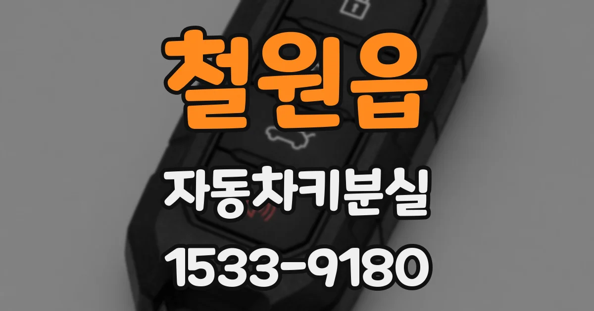 철원읍 자동차키분실