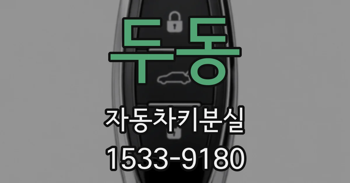 두동 자동차키분실