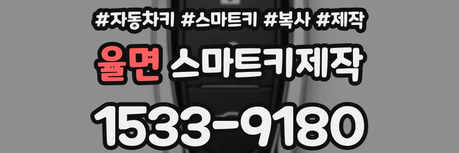 율면 스마트키제작