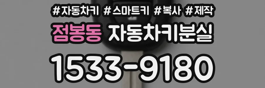 점봉동 자동차키분실