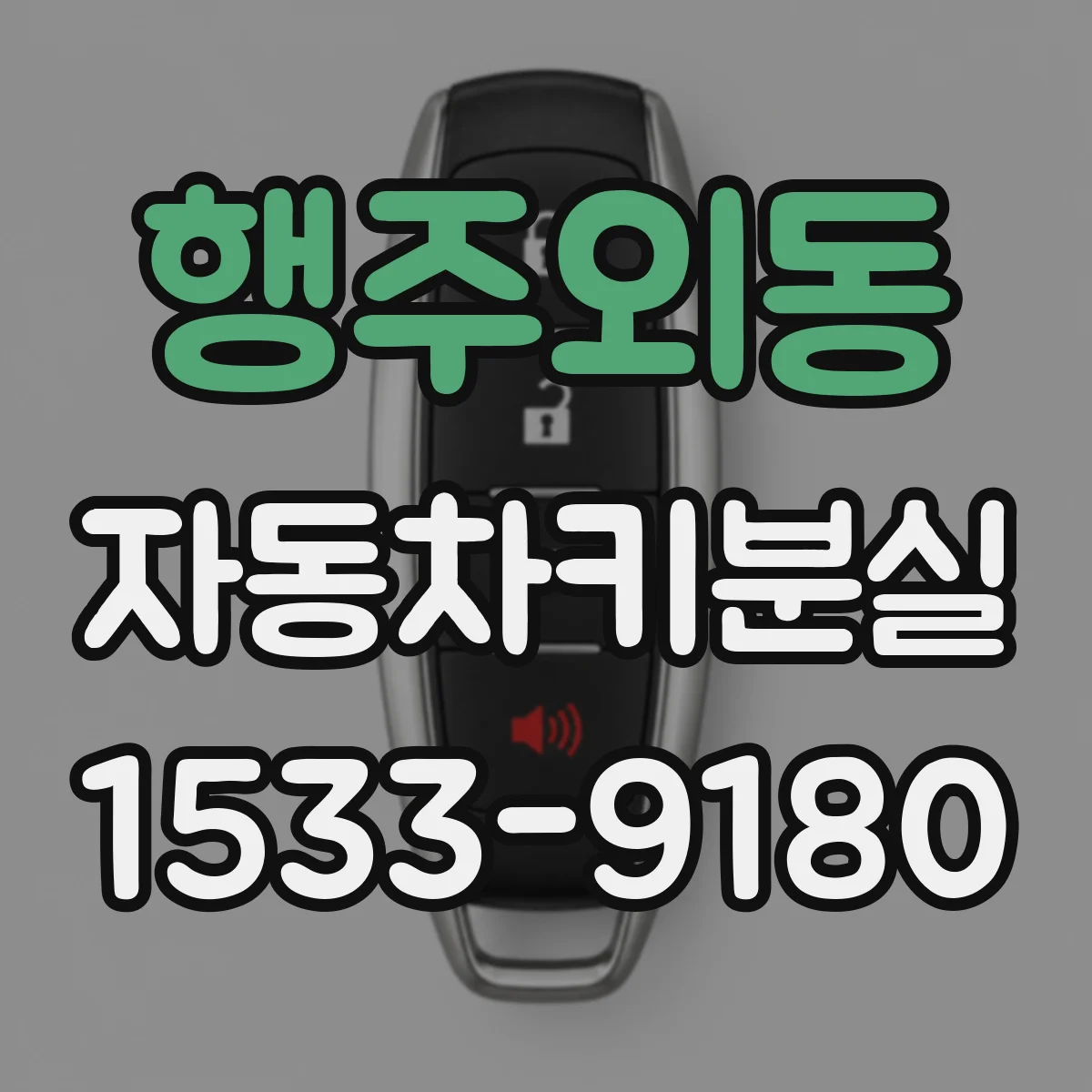 행주외동 자동차키분실