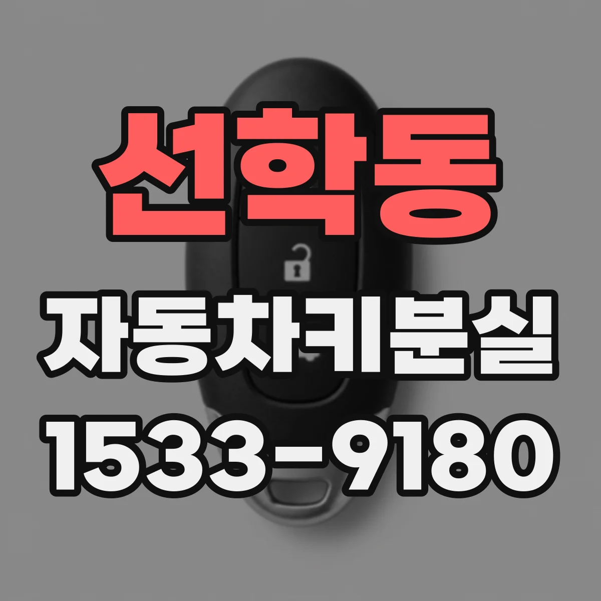 선학동 자동차키분실