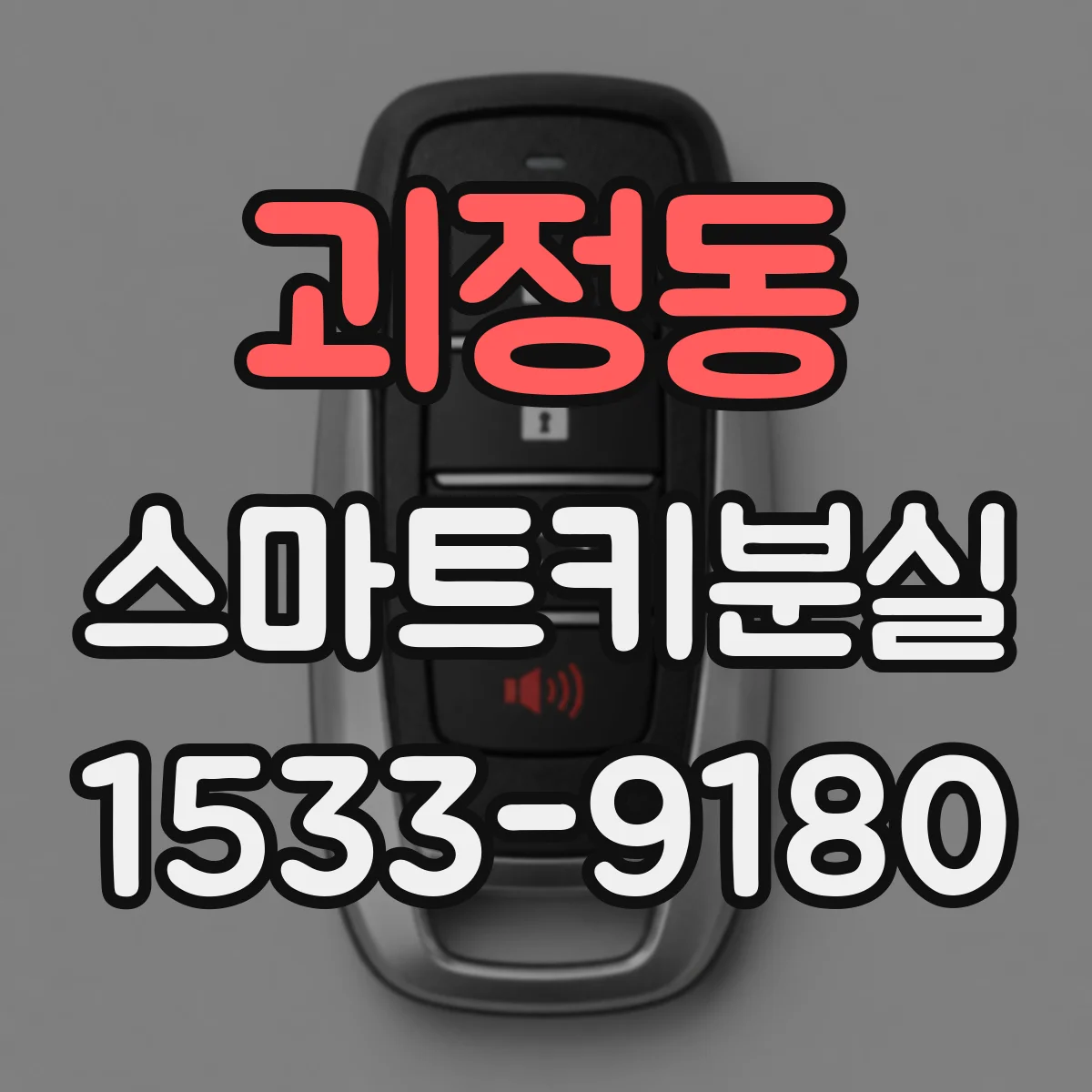 괴정동 스마트키분실