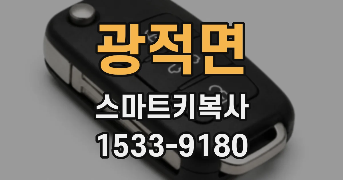 광적면 스마트키복사
