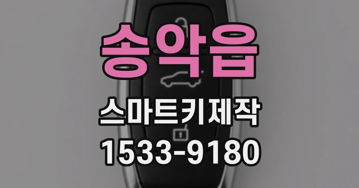 송악읍 스마트키제작