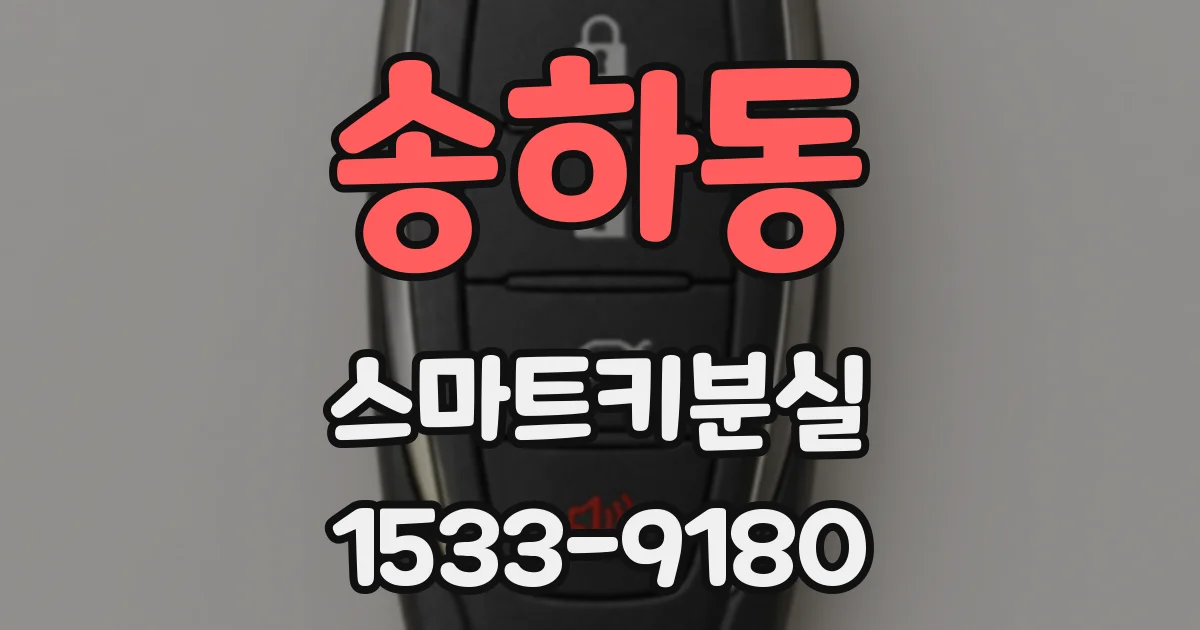 송하동 스마트키분실