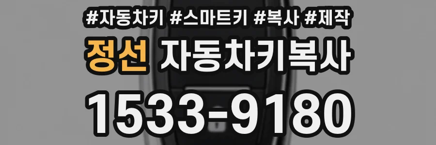 정선 자동차키복사