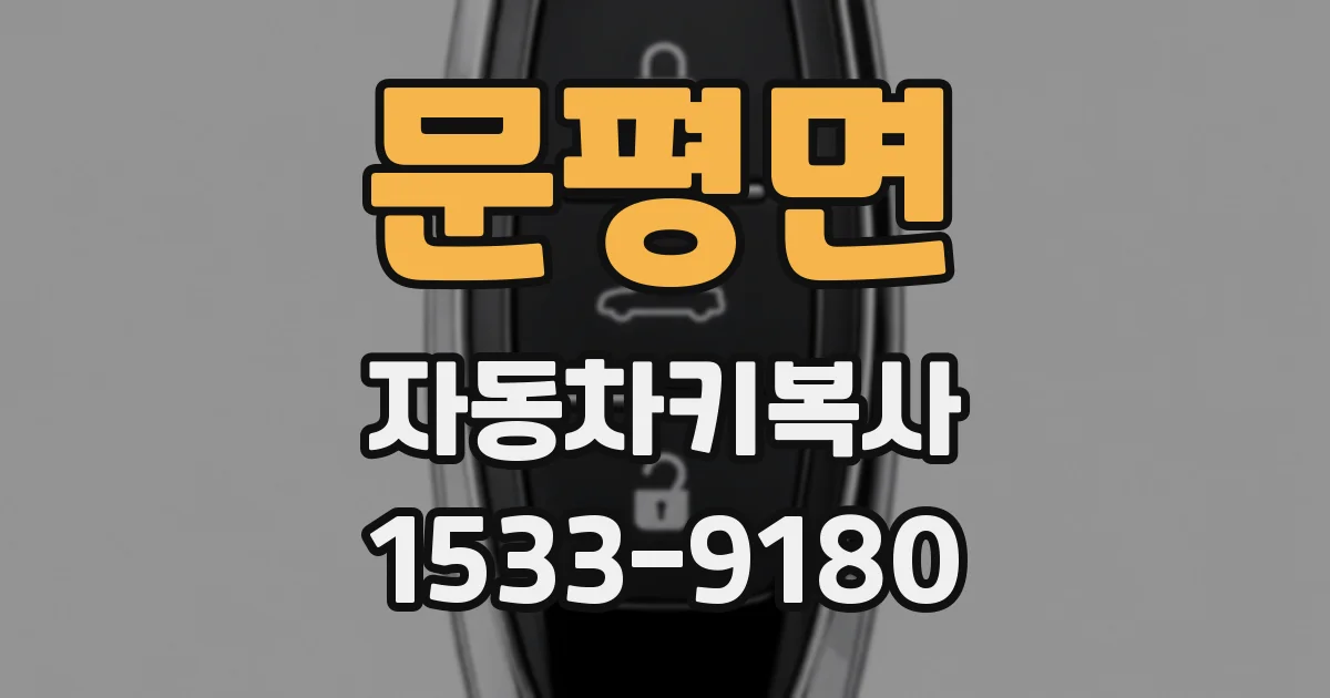 문평면 자동차키복사