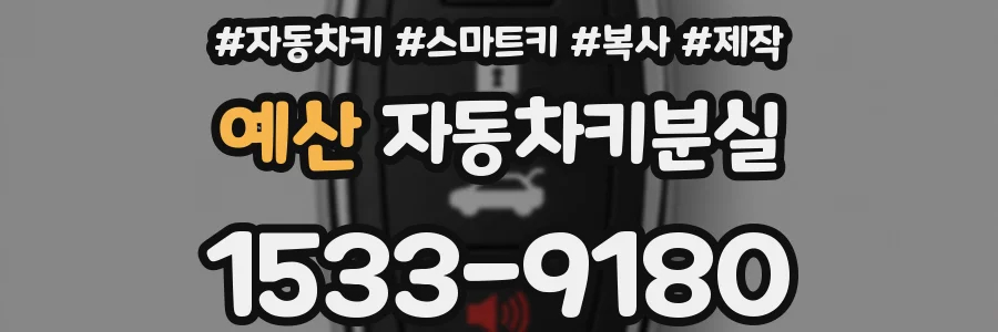 예산 자동차키분실